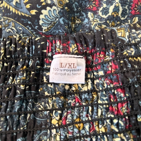 Boho Pull On Harem Pants Made in Nepal - Picture 7 of 10